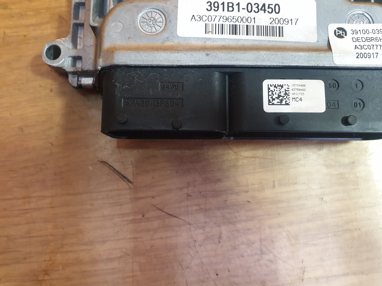✅2016 KIA NIRO 2 EV S-A 1.6P ENGINE CONTROL UNIT 39100-03923 + WARRANTY A164