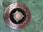 MERCEDES C200 W205 2.0 PETROL 2015 AMG FRONT WHEEL BRAKE DISC AND HUB BEARING