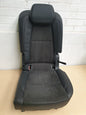 SKODA KAROQ 2020 REAR LEFT SEAT PASSENGER SIDE HALF LEATHER BLACK