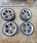 ✅BMW 318D SPORT 2.0D 2014 ALLOY WHEEL WITH TYRE SET 225/45 R18 + WARRANTY A140
