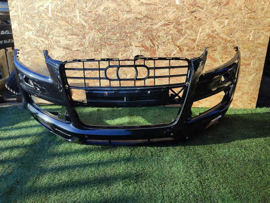 ✅AUDI Q7 S LINE QUATTRO 3.0 DIESEL 2009 FRONT BUMPER BARE BLACK Warranty A245 - Image 1