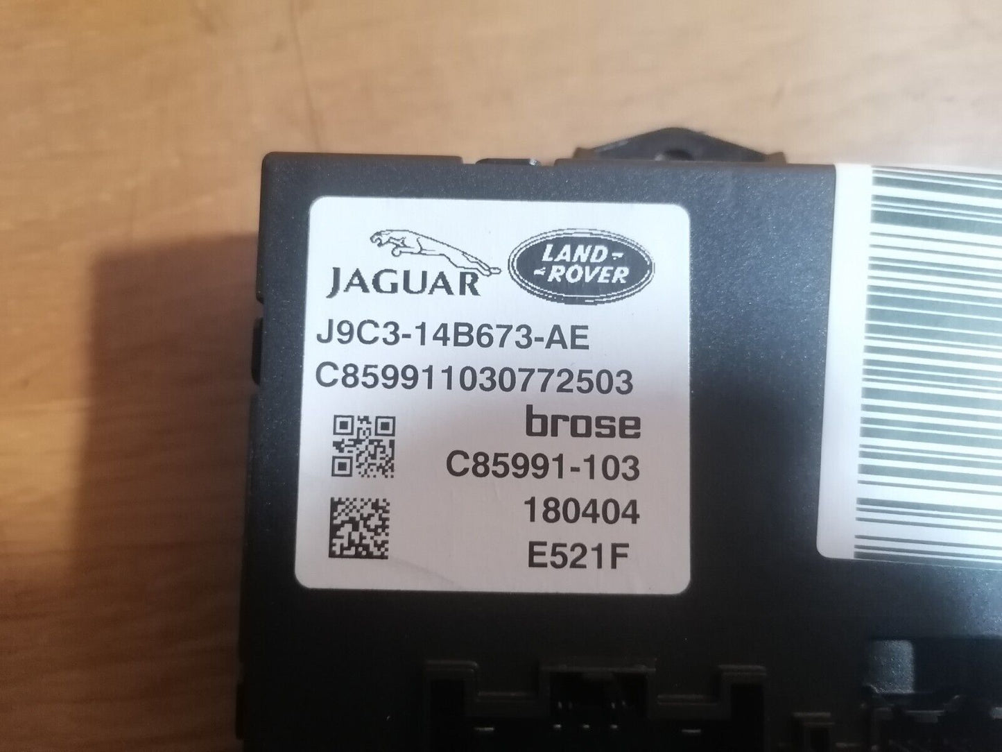 ✅JAGUAR E-PACE 2.0 PETROL 2018 TAILGATE BOOT CONTROL MODULE J9C314B673AE