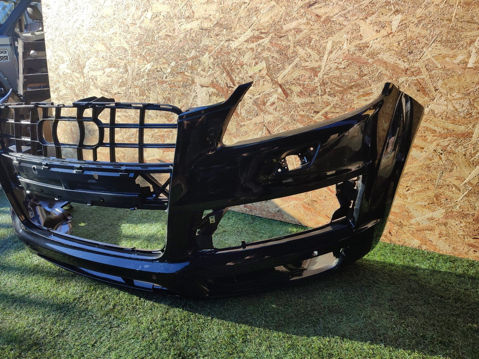 ✅AUDI Q7 S LINE QUATTRO 3.0 DIESEL 2009 FRONT BUMPER BARE BLACK Warranty A245 - Image 3