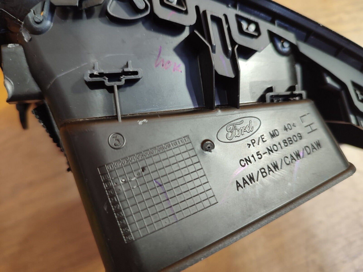 2019 FORD ECOSPORT MK2 1.0P DASHBOARD AIR VENT LEFT & RIGHT SIDE PAIR A133